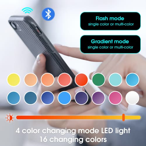 Modern High Gloss Coffee Table with Glass Top and LED Lighting - image 32