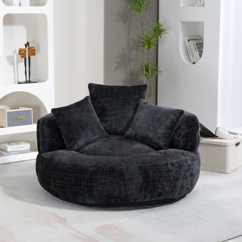 Unwind in Ultimate Comfort with Our High-Back Chenille Bean Bag - image 1