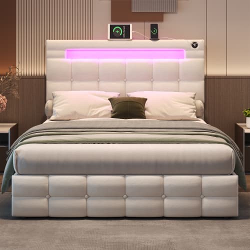 Transform Your Bedroom with Smart Storage & Ambient Lighting - image 36