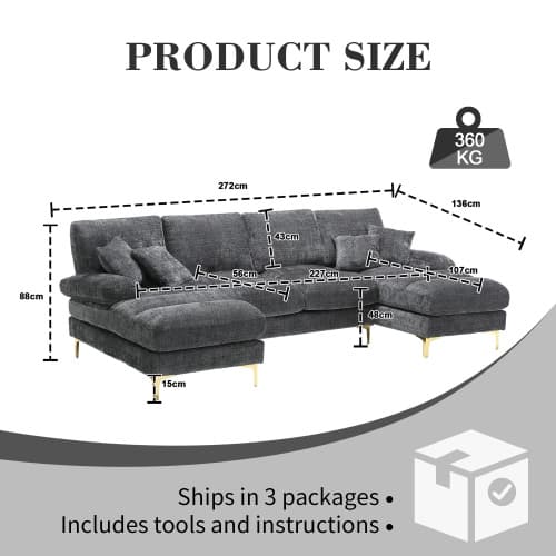 Create Your Perfect Social Hub with a Modular U-Shaped Sofa - image 20