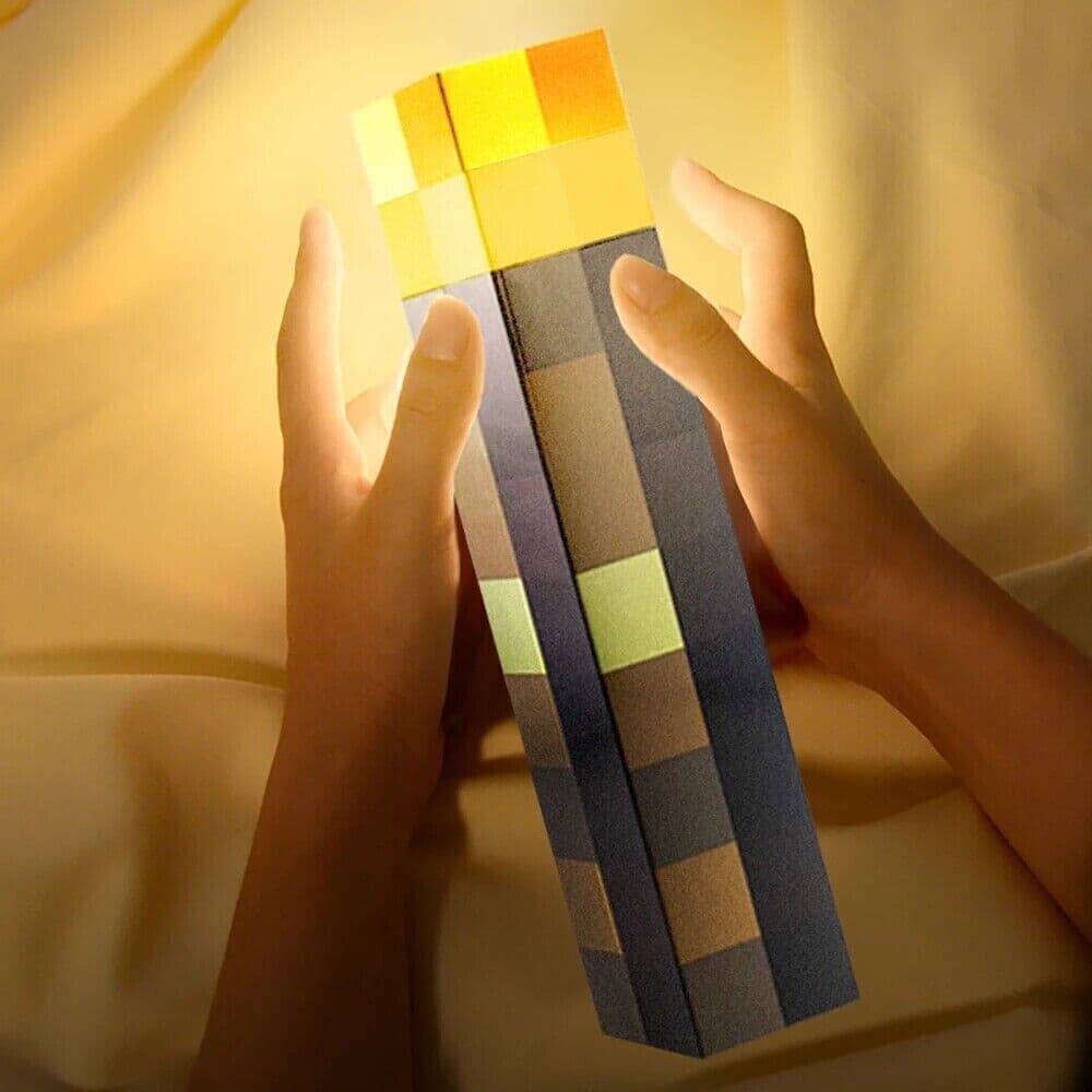 Pixel Torch Wall Lamp for Gaming Bedrooms - image 11
