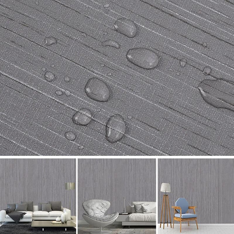 Transform Your Space with Grey Textured Peel and Stick Wallpaper - image 1