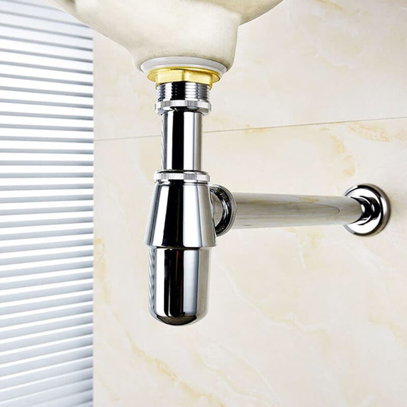 Premium Solid Brass Chrome Bottle Trap Waste for Basins - image 1