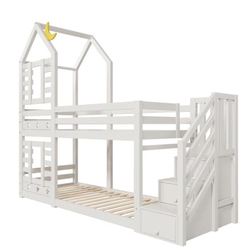 A Magical Cabin Bunk Bed with Clever Staircase Storage - image 9