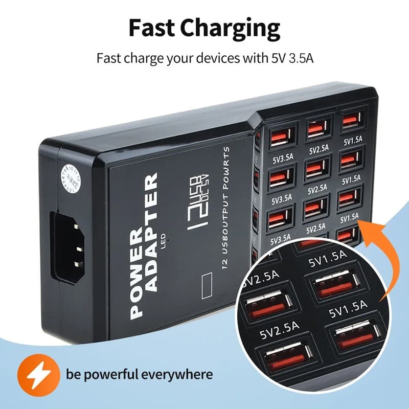 Charge 12 Devices at Once with This Desktop USB Hub - image 10