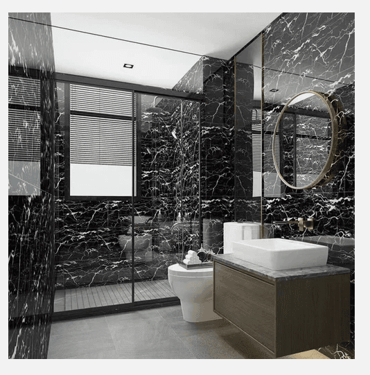 Peel-and-Stick Grey Marble Tile Stickers for Kitchen & Bathroom - image 4