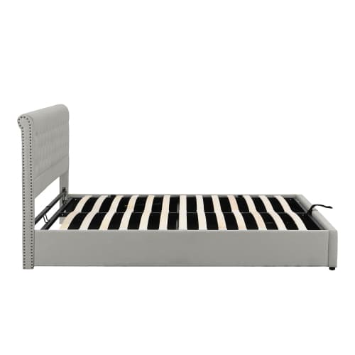 Upholstered Single Bed in Pink Velvet (3ft / 90x190cm) - image 11