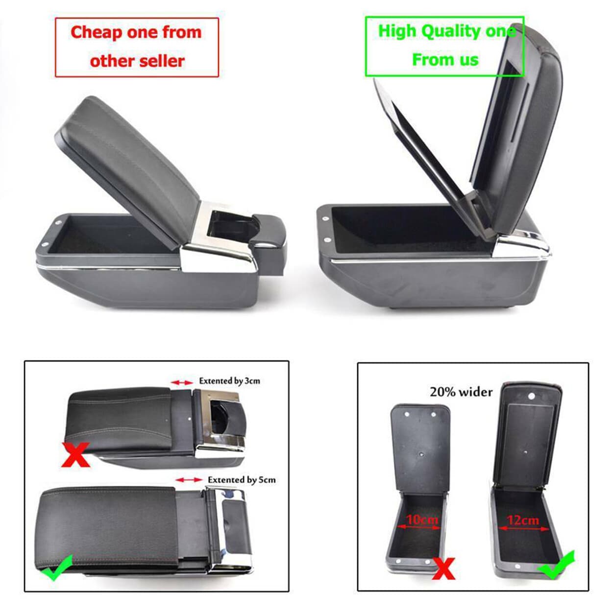 Upgrade Your Ford Fiesta with Dual-Layer Armrest Comfort - image 11