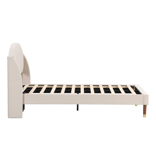 Upholstered Single Bed in Pink Velvet (3ft / 90x190cm) - image 20