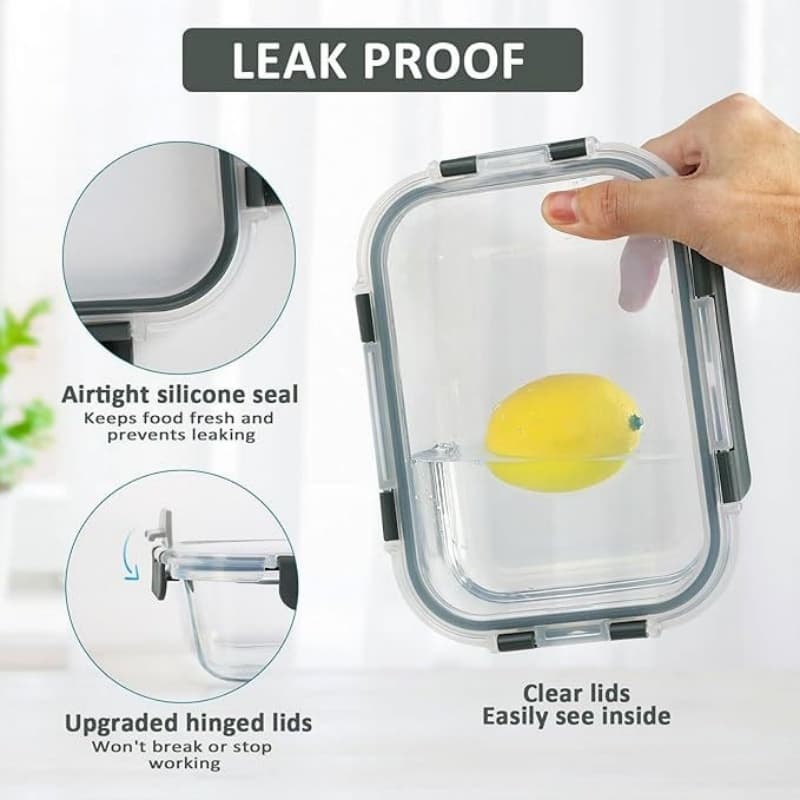 Transform Your Kitchen with 5 Airtight Glass Containers - image 1