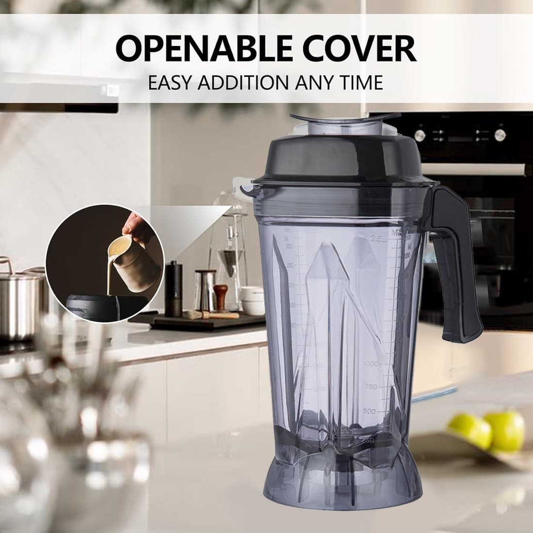 Transform Your Prep with this Universal 2.5L Blender Jug - image 12