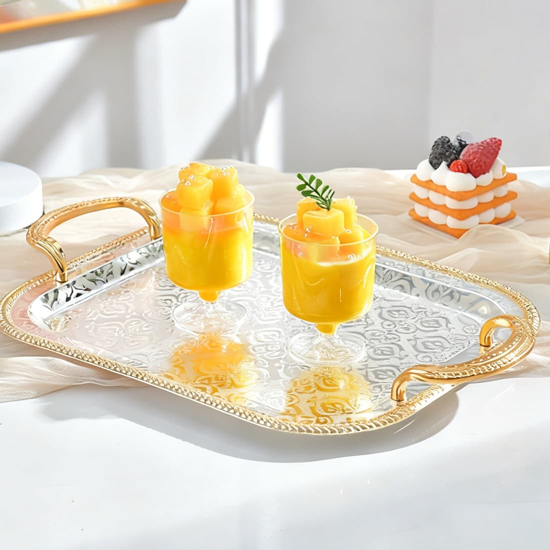 Transform Your Hosting with This Elegant Gold Tray Set - image 15