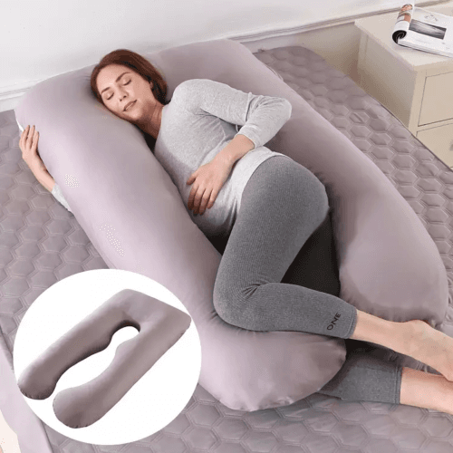 U-Shaped Maternity & Nursing Pillow for a Restful Night's Sleep
