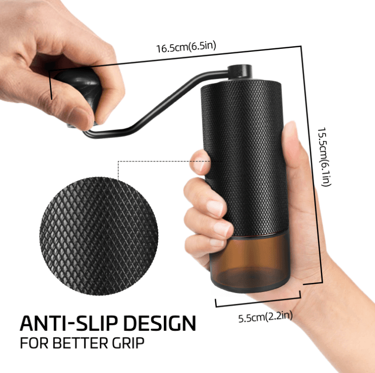 Conical Burr Hand Grinder with 24 Grind Settings - image 1