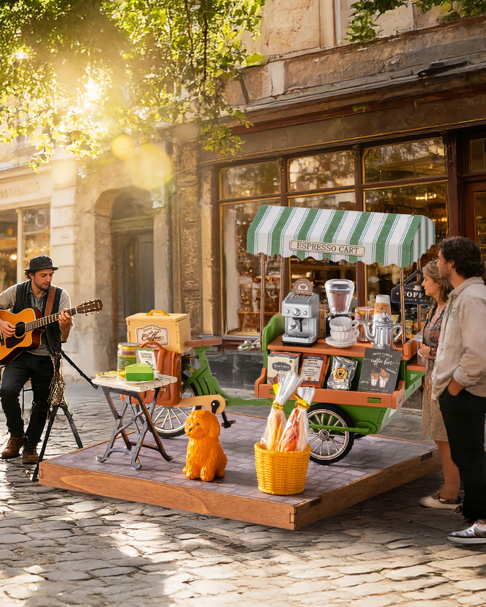 Build Your Own Vintage European Wooden Coffee Cart - image 2