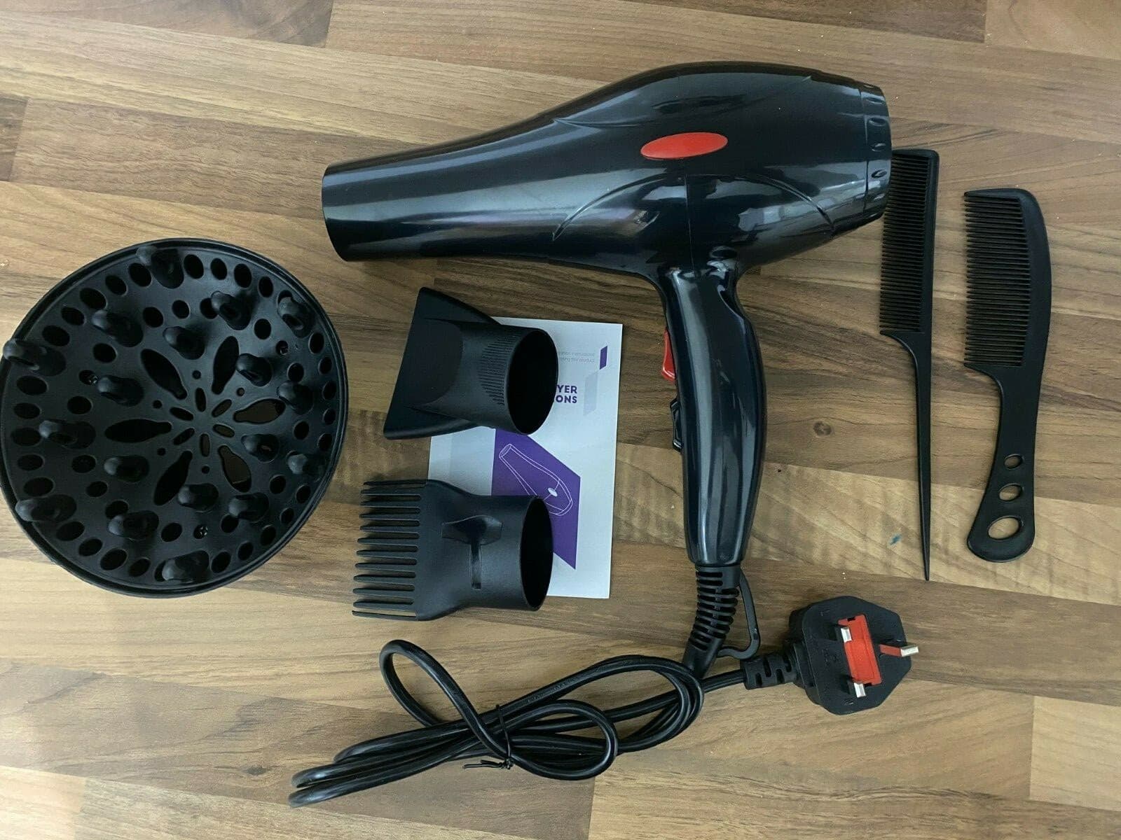 High-Power Hair Dryer with Full Styling Attachment Set - image 7