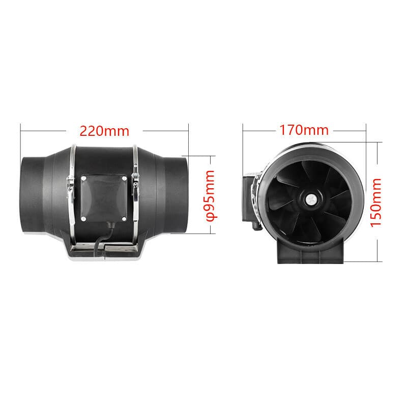 Quiet 100mm Inline Extractor Fan for Effortless Ventilation - image 12