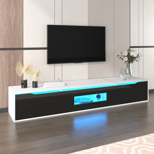 High Gloss TV Unit with Colour-Changing LED Lighting - image 19