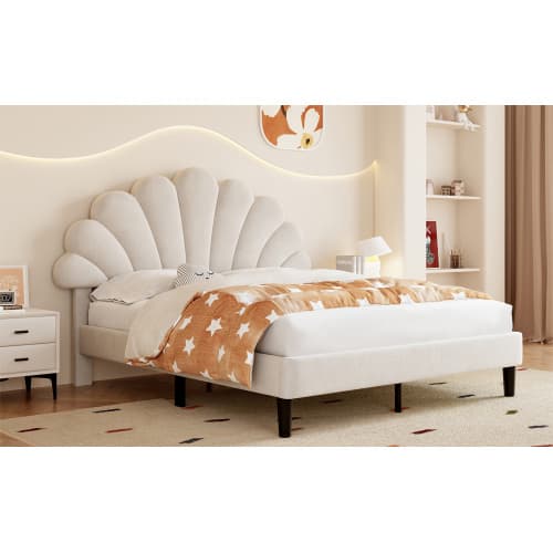 Transform Your Bedroom with a Chic Petal Velvet Bed Frame - image 17