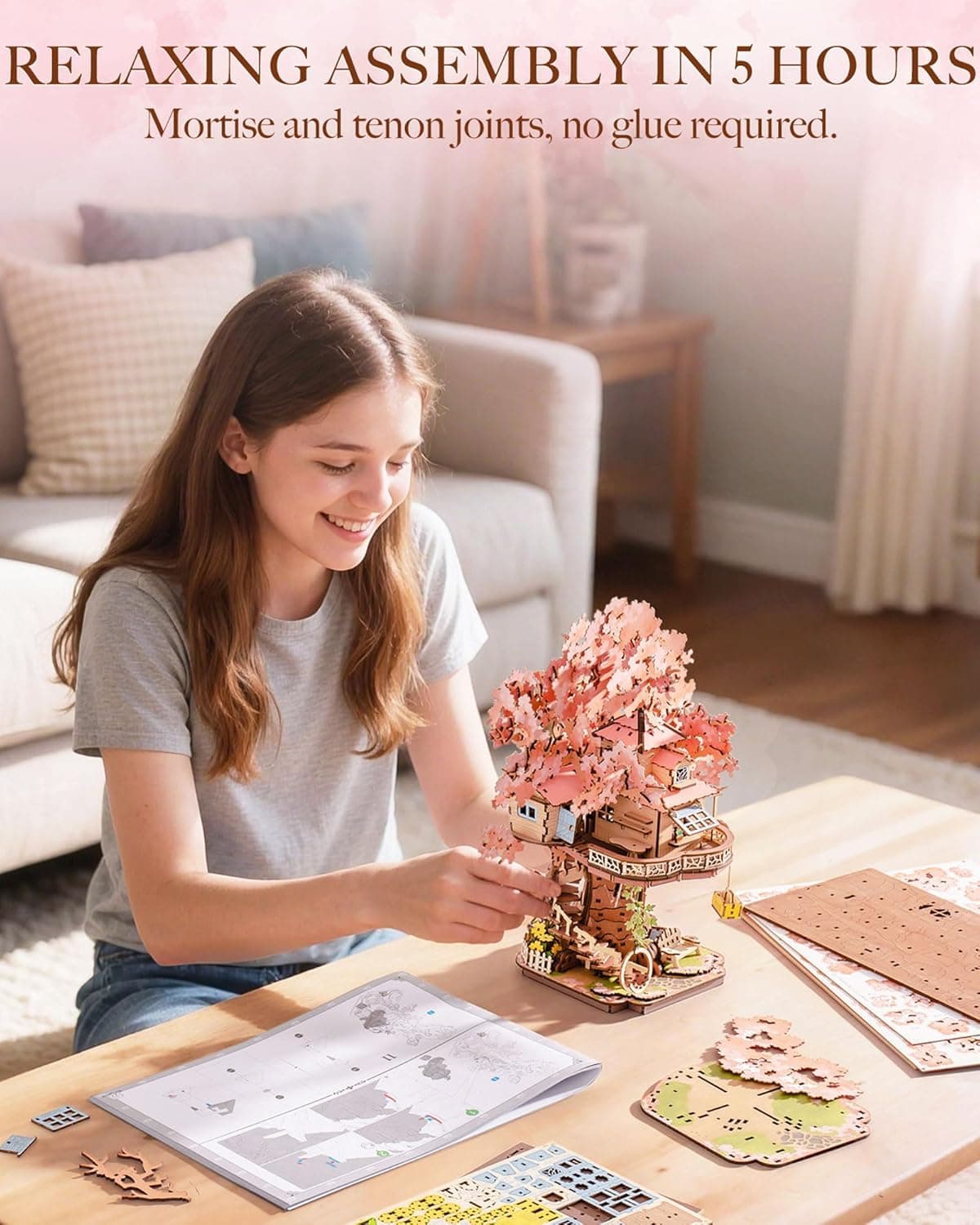 Build Your Own Peaceful Retreat with the Rolife Sakura Tree House - image 4