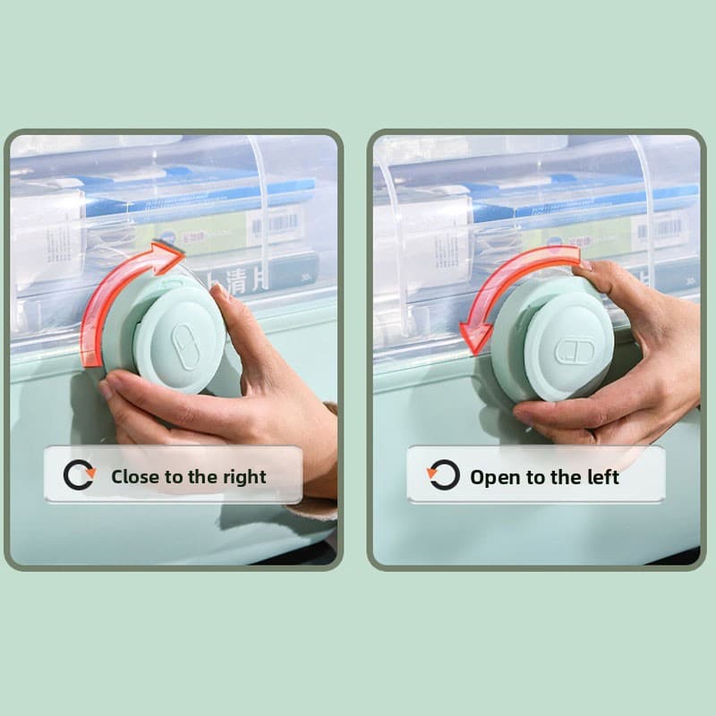 Portable First Aid and Medicine Storage Box - image 6