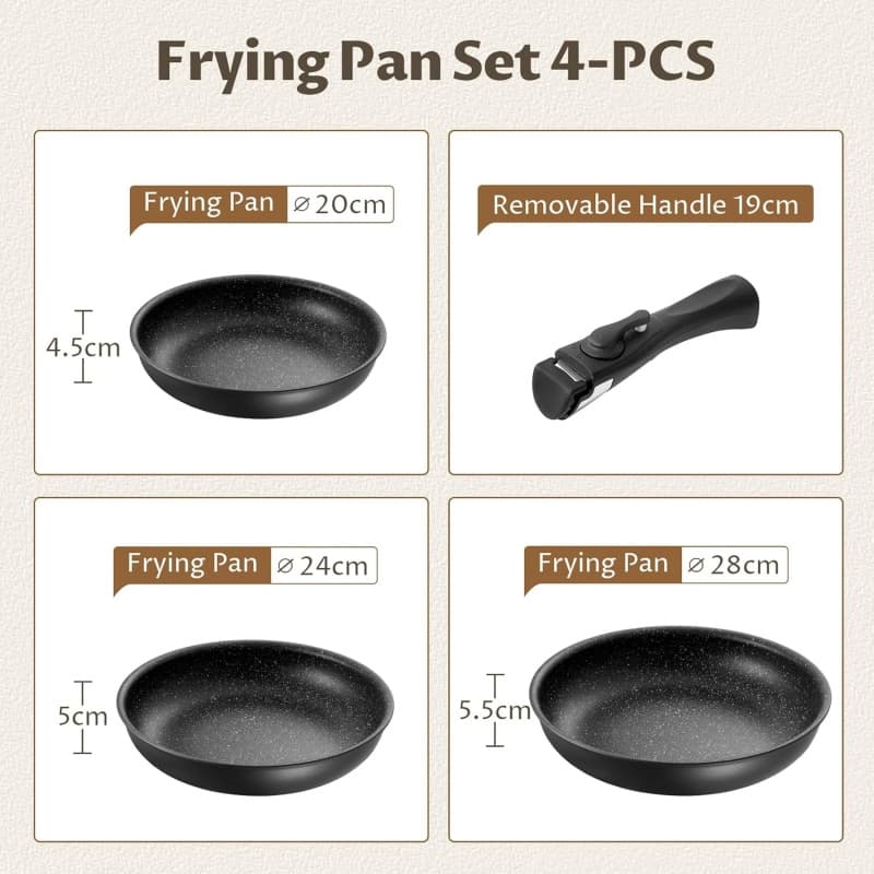 Transform Your Kitchen with the Fadware Detachable Handle Pan Set - image 6