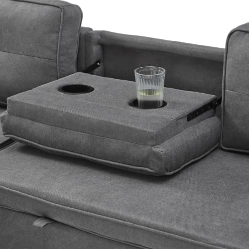 Effortless Comfort: Villalta Home Grey Corner Sofa Bed with Storage - image 20