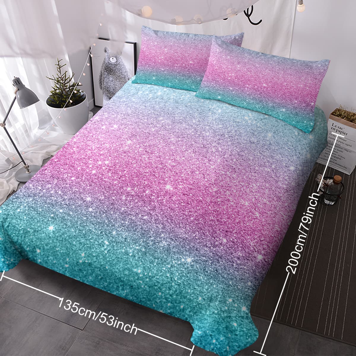 Ultra-Soft Brushed Microfibre Bedding Set