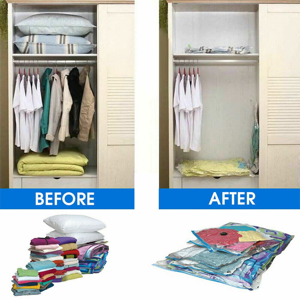 Reusable Vacuum Storage Bags for Clothes & Bedding - image 10