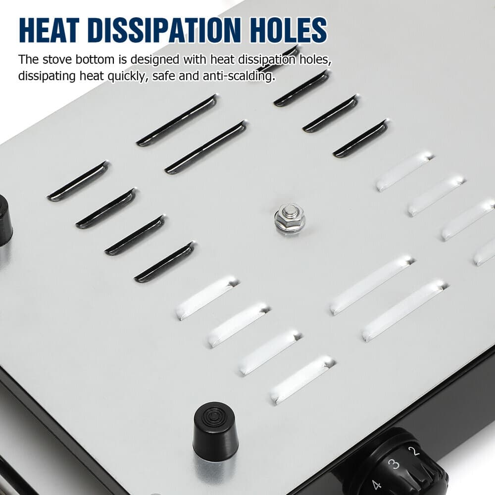 Cook Two Dishes at Once with a 2000W Double Electric Hob - image 15