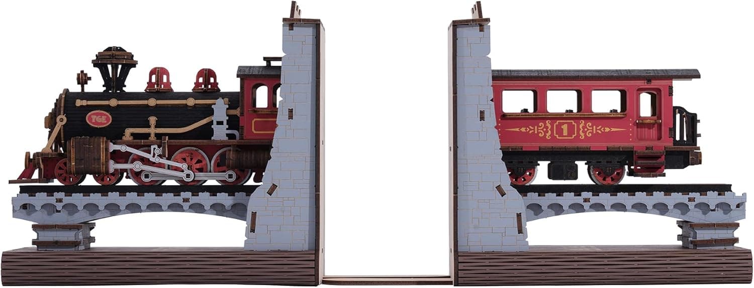 DIY Steam Train Book Nook Model Kit - image 2