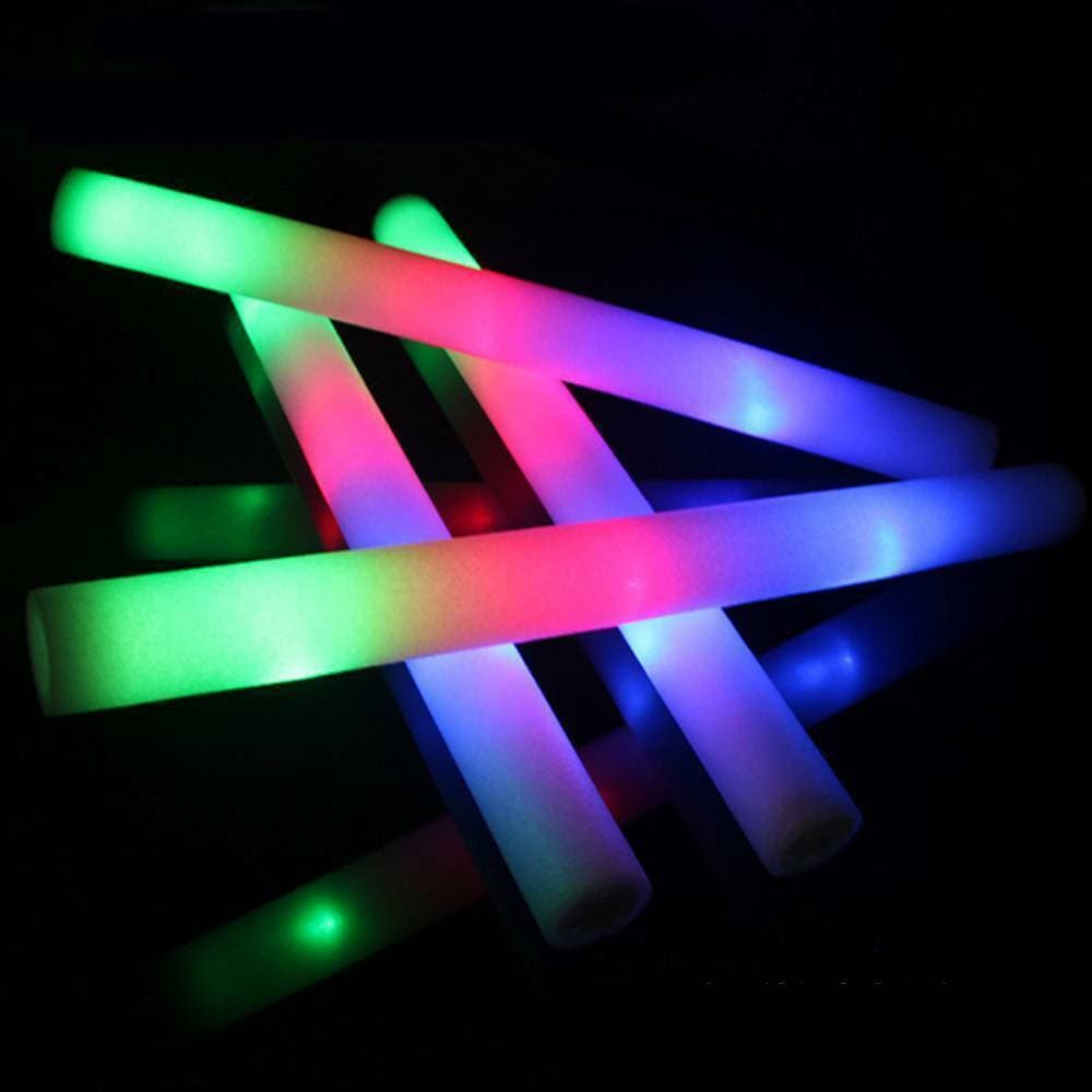 Transform Your Event with 100 Multi-Coloured LED Foam Batons - image 5