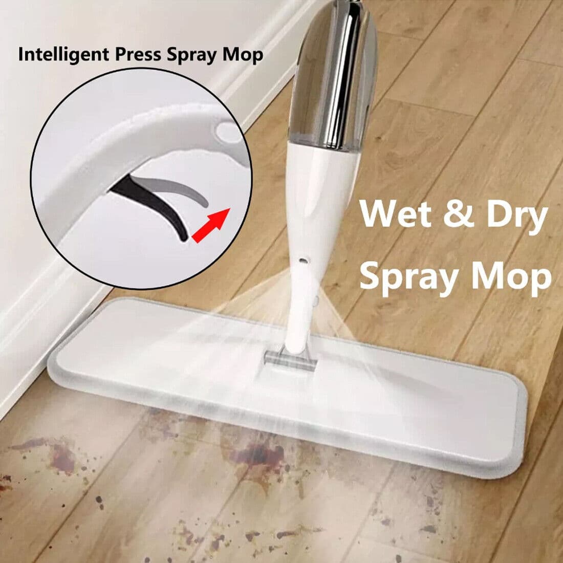 Ergonomic Spray Mop with 360° Swivel Head - image 11