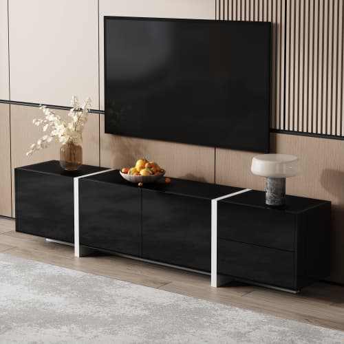 Modern Black High Gloss TV Stand, 170cm - image 14