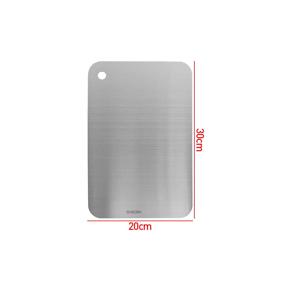 Double-Sided Stainless Steel Chopping Board