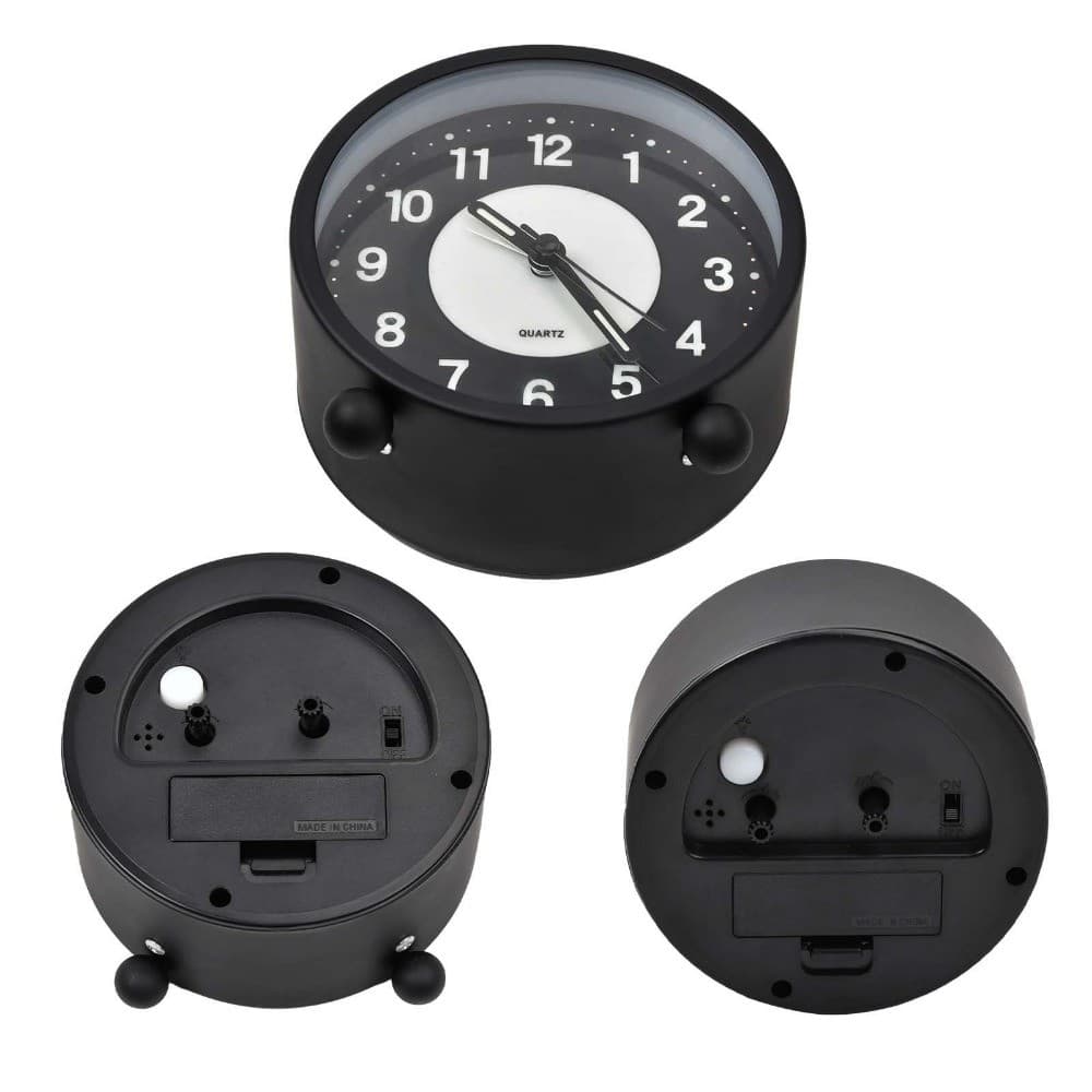 Non-Ticking Bedside Alarm Clock with Glow-in-the-Dark Dial - image 22