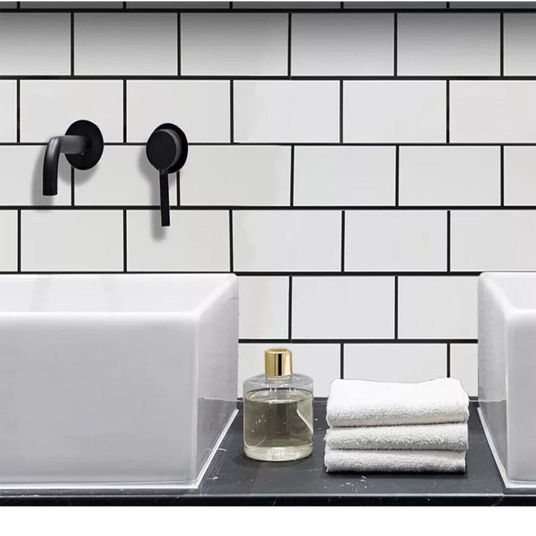 Peel-and-Stick White Subway Tile Stickers for Kitchen & Bathroom - image 12