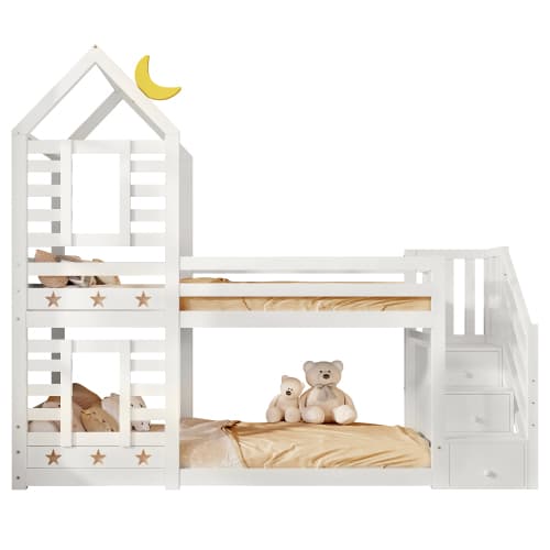 A Magical Cabin Bunk Bed with Clever Staircase Storage - image 21