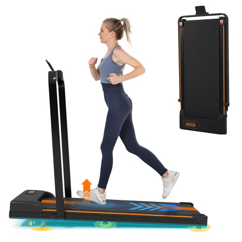 Compact Folding Treadmill with Adjustable Incline & Handrail - image 32