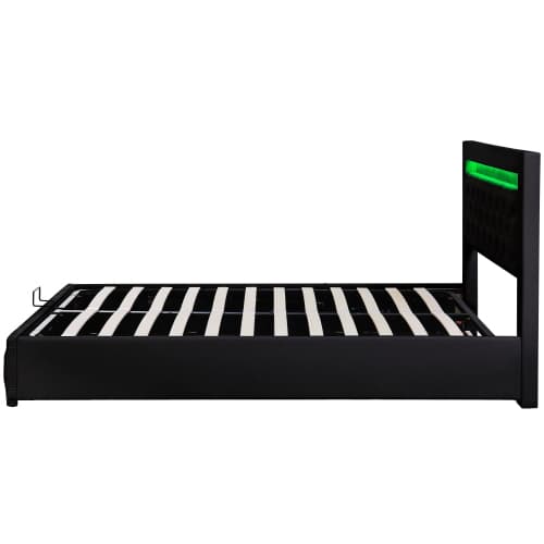 Transform Your Bedroom With This White LED Storage Bed - image 31