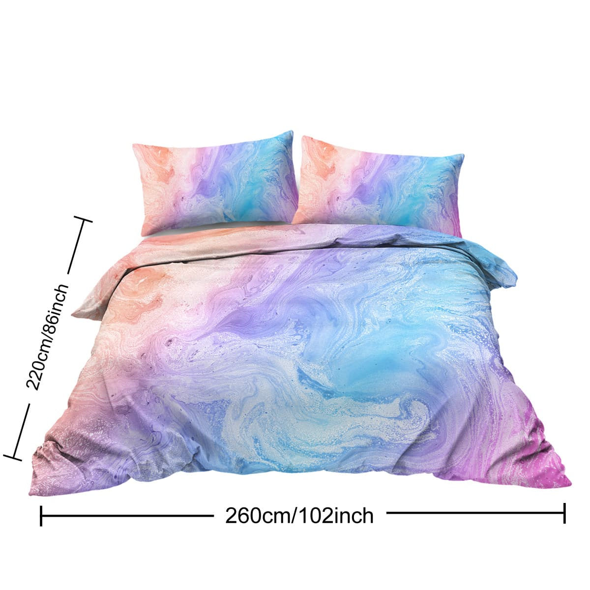 Soft Microfiber Single Duvet Cover & Pillowcase Set - image 2