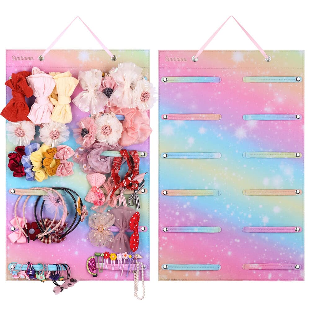 All your hair accessories in one place — rainbow pastel organiser - image 18