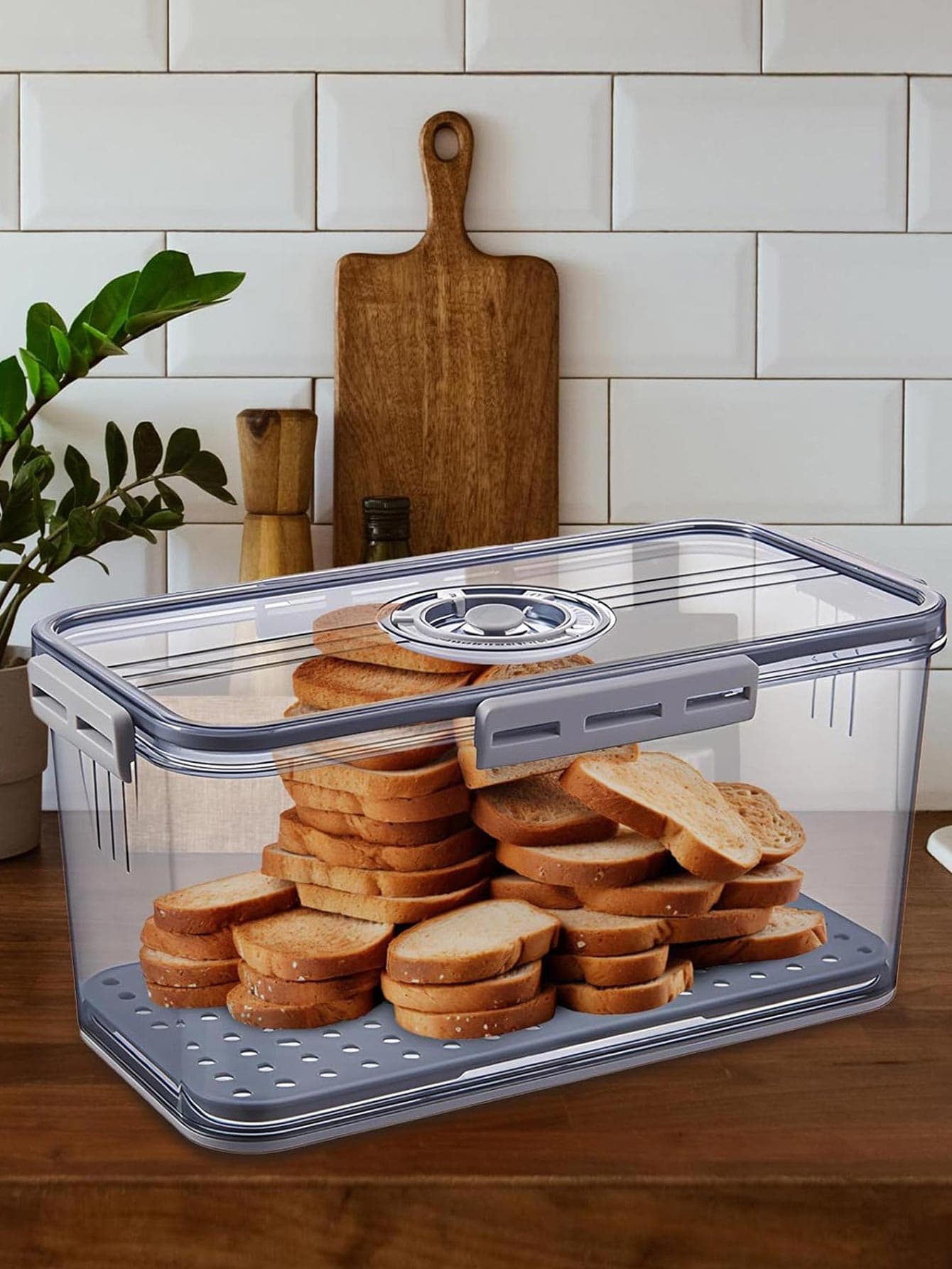 Clear Fridge Storage Container for Fruit and Vegetables - image 1