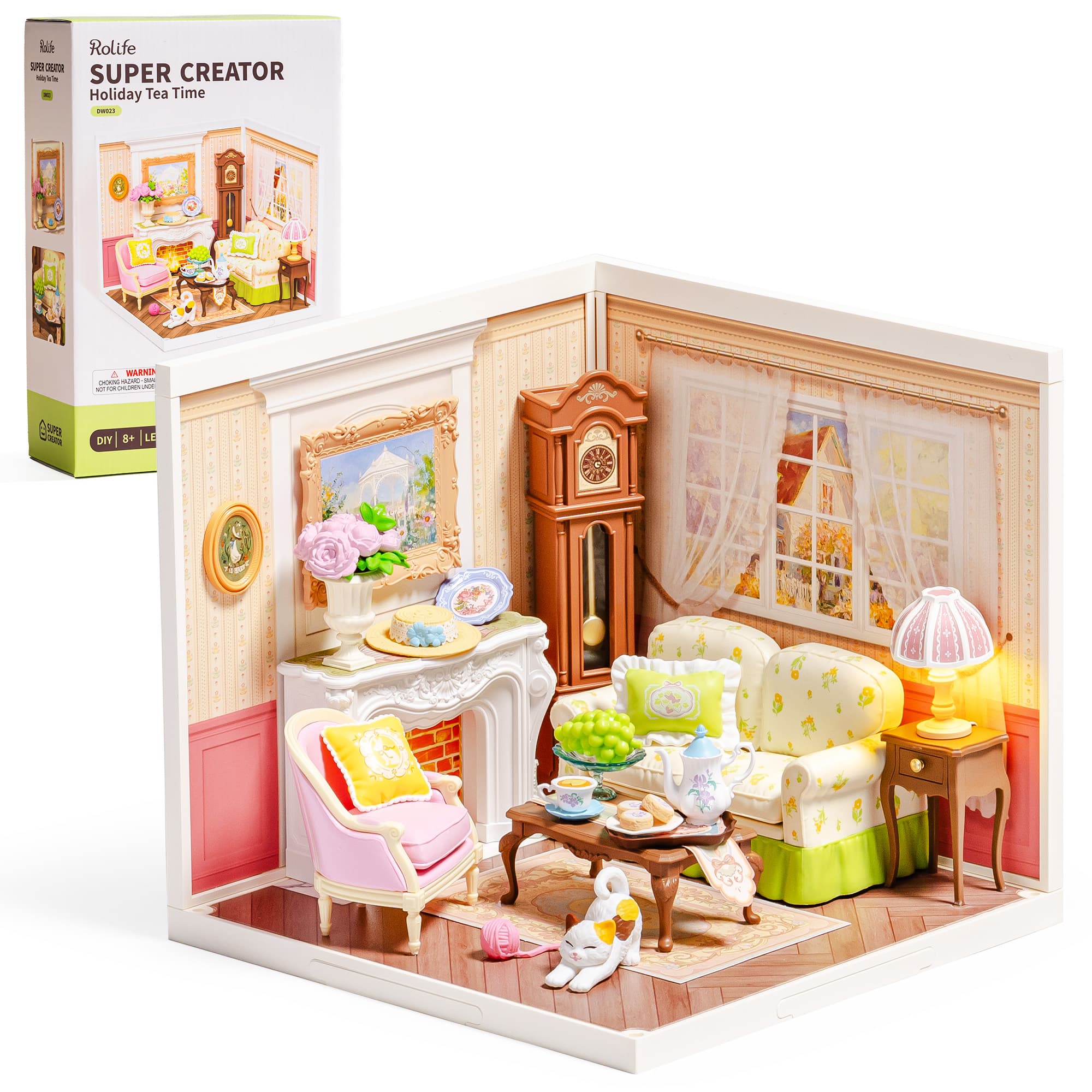 Transform Your Space with the Rolife Miniature Tea Room - image 19