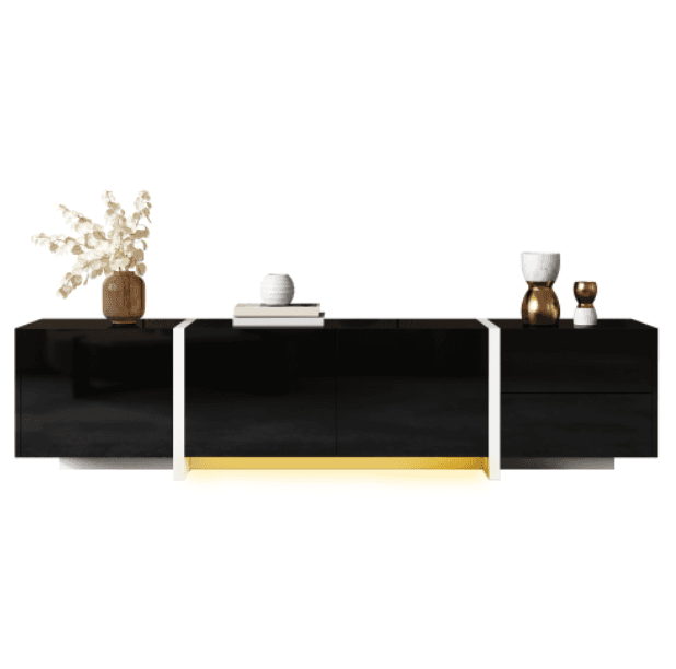 Modern Black High Gloss TV Stand, 170cm - image 12