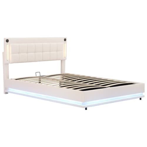 Smart LED Bed with Storage, Lights & USB Charging - image 25