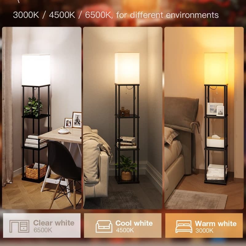 Transform Your Space with this 3-Tier Storage Floor Lamp - image 2