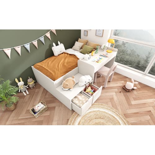 The Smart All-in-One Bed, Desk, and Storage for Kids' Rooms - image 6
