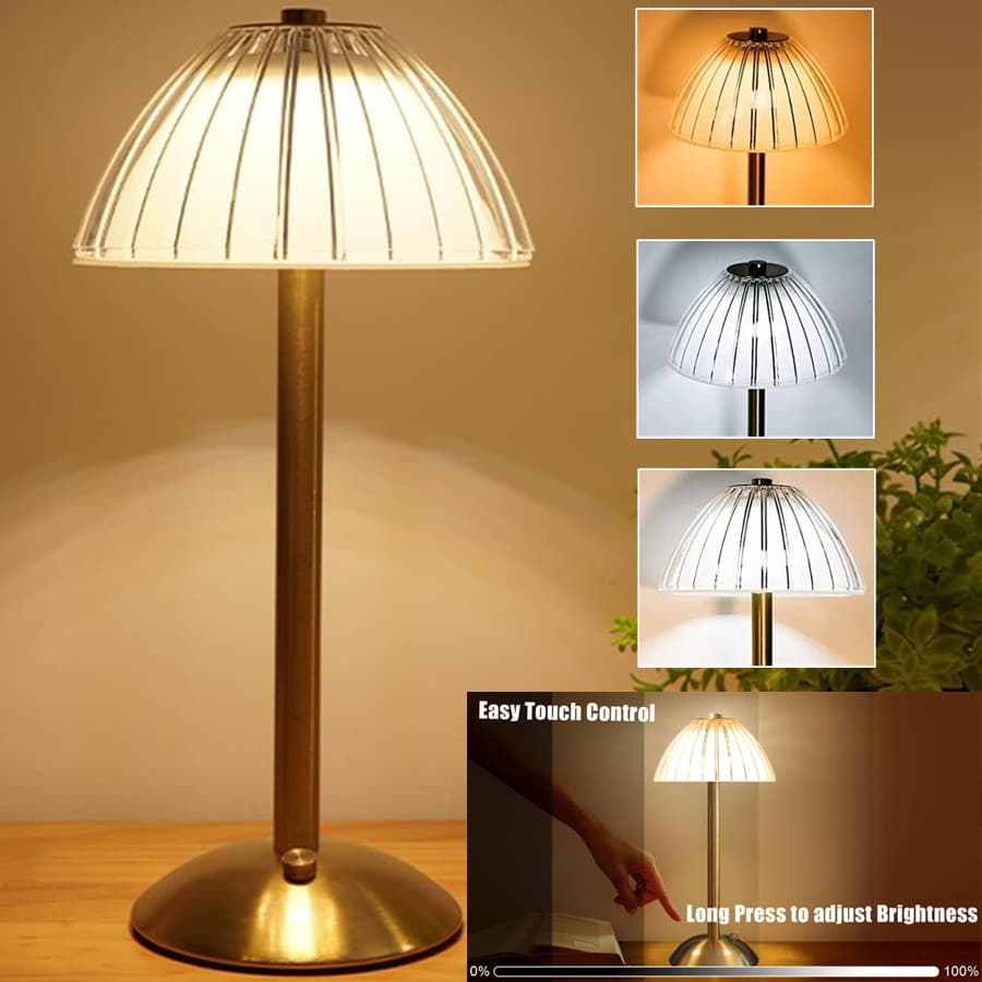 Transform Your Space with this Cordless Vintage LED Lamp