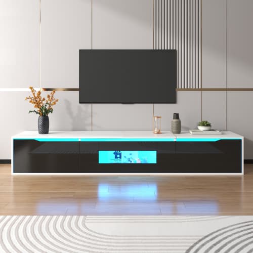 High Gloss TV Unit with Colour-Changing LED Lighting - image 17